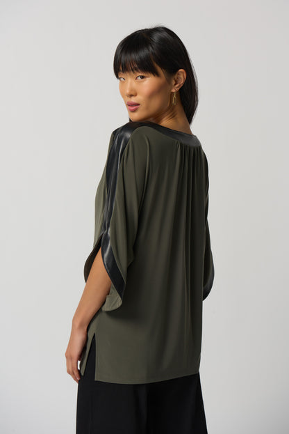 Dolman Sleeve Boxy Top by Joseph ribkoff # 233129