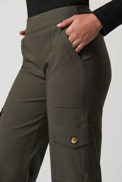Joseph Ribkoff Microtwill Wide-Leg Pants #233219
