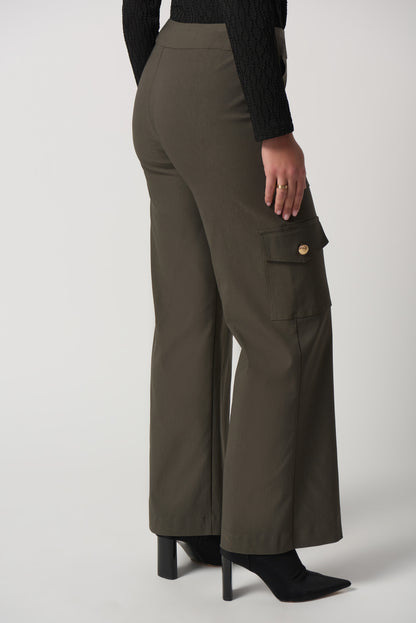Joseph Ribkoff Microtwill Wide-Leg Pants #233219
