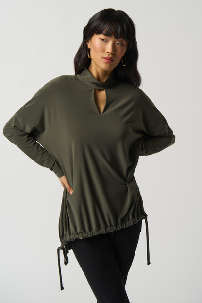 Mock Collar Dolman Sleeve Top Joseph Ribkoff # 233229