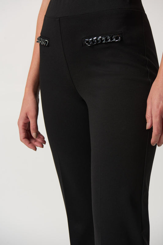Pantalon évasé en point de Rome par joseph Ribkoff # 233248