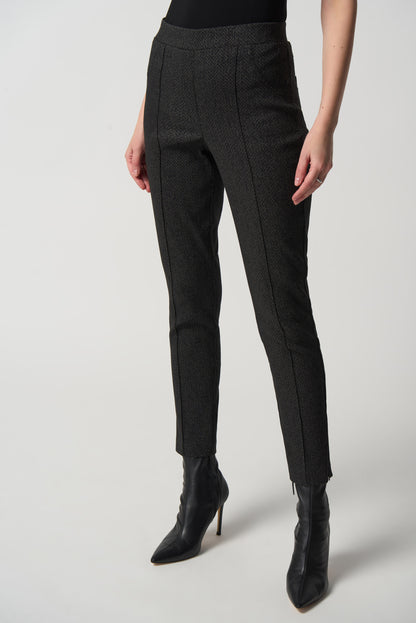 Abstract Jacquard Slim-Fit Pants Joseph Ribkoff # 233282