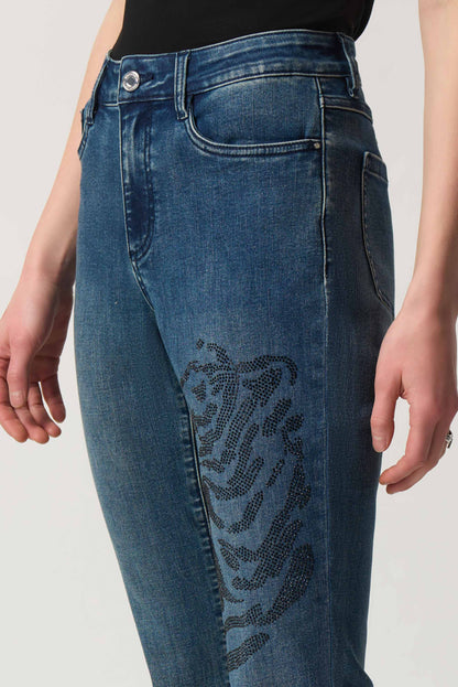 Classic Slim-Fit Jeans by Joseph Ribkoff # 233932