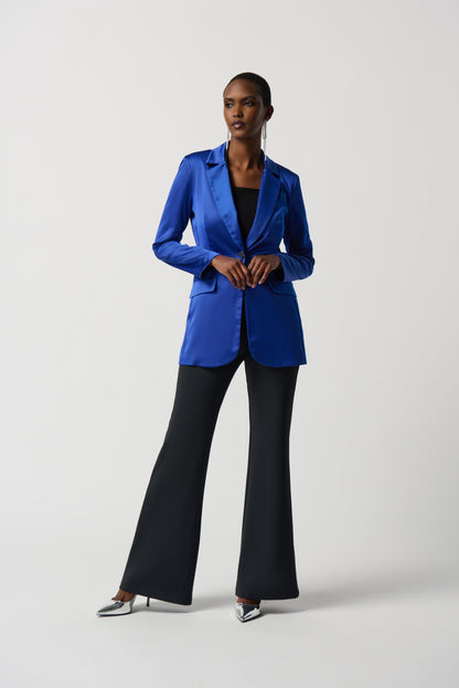 Veston en satin avec fausses poches de Joseph Ribkoff #234267