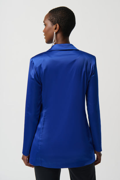 Veston en satin avec fausses poches de Joseph Ribkoff #234267