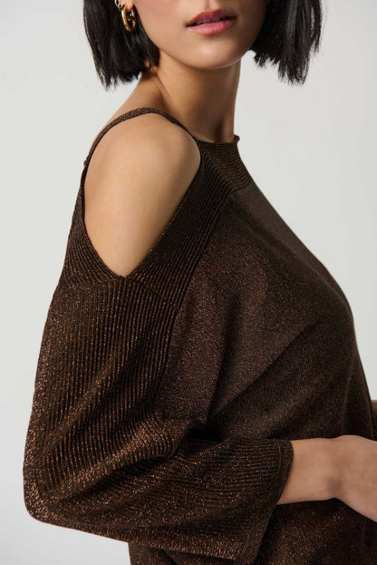Sweater Knit One-Shoulder Top by Joseph Ribkoff #234916