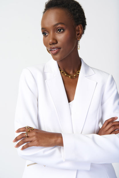 Woven jacket with zippered pockets Joseph Ribkoff #234929S24 