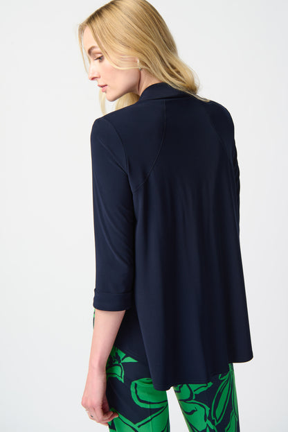 Veste à col châle en tricot soyeux de Joseph Ribkoff # 241104