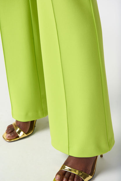 Flared pull-on scuba crepe pants Joseph Ribkoff #241248