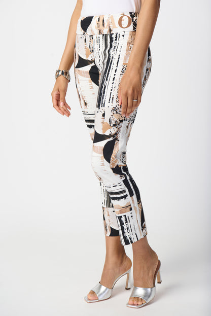 Pantalon court à imprimé patchwork Joseph Ribkoff #241265
