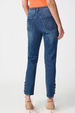 Classic Slim Fit Embellished Hem Jean by Joseph Ribkoff #241900