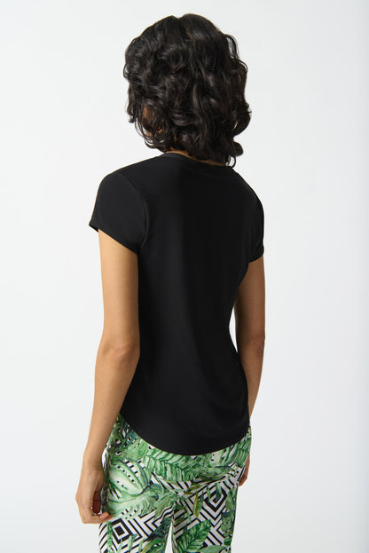 Joseph Ribkoff Silky Knit Boxy Top #242217