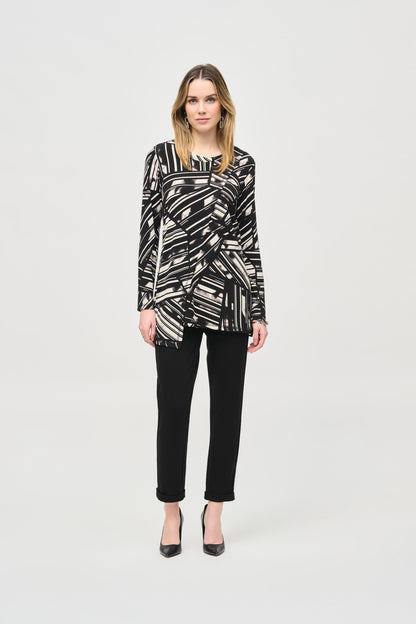Slim-fit, pull-on pants in heavy knit fabric by Joseph Ribkoff #243050