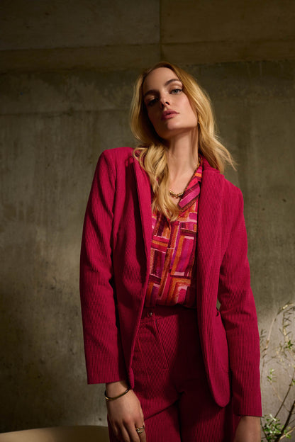 Fitted Corduroy Jacket by Joseph Ribkoff #243218
