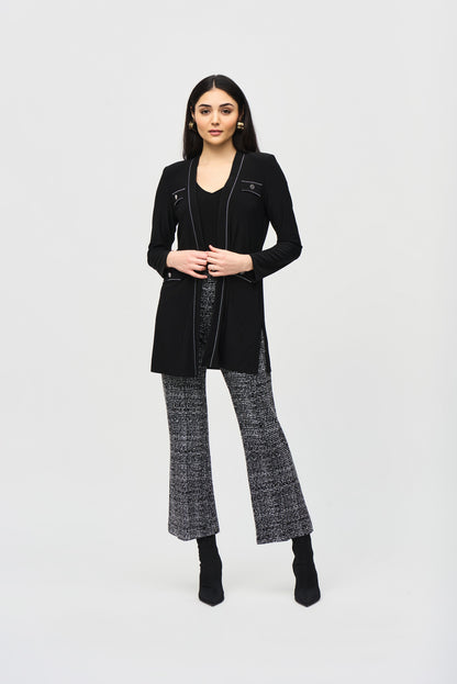 Cardigan à manches longues, en tricot soyeux, par Joseph Ribkoff #243223