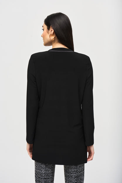 Cardigan à manches longues, en tricot soyeux, par Joseph Ribkoff #243223