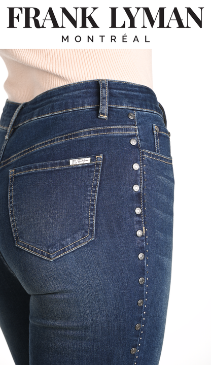 Jeans skinny avec ornements latéraux, par Frank Lyman #243493U
