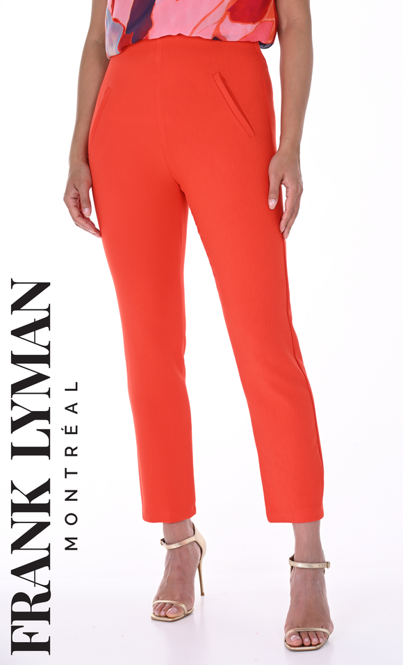 Bright orange pants by Frank Lyman #246179