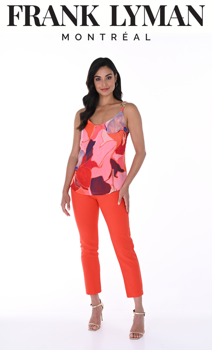 Pantalon orange vif de Frank Lyman #246179