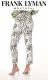 Pantalon blanc cassé / kaki, à imprimés tropicaux de Frank Lyman #246218U