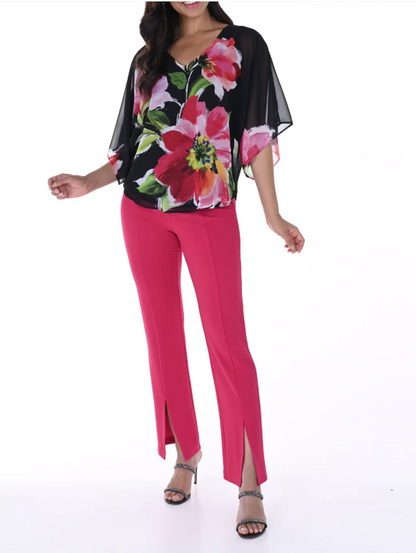 Pantalon avec fente aux chevilles de Frank Lyman #246228U