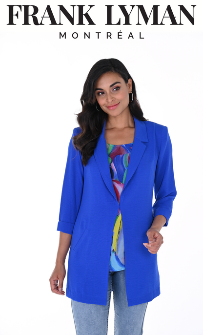 Veston long, bleu royal, de Frank Lyman #246410
