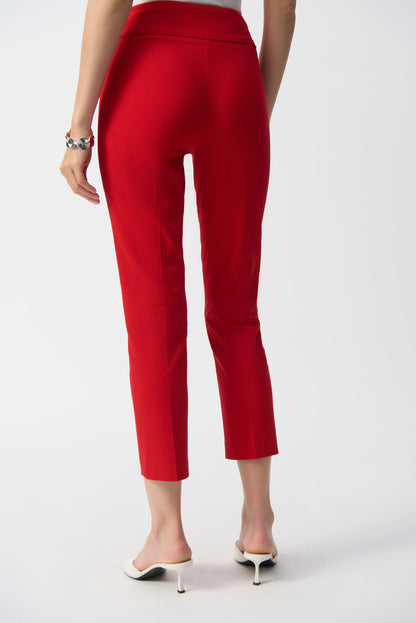 Pantalon court à enfiler en jacquard texturé, par Joseph Ribkoff #251256