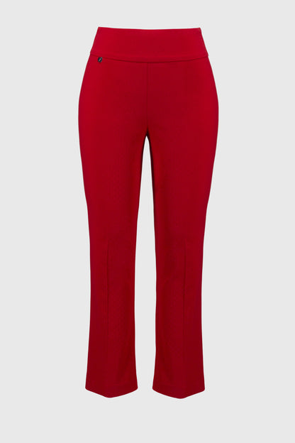 Pantalon court à enfiler en jacquard texturé, par Joseph Ribkoff #251256