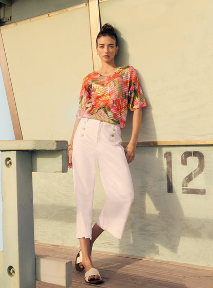 Éclat Floral : Le Haut en Tricot Frank Lyman #251520