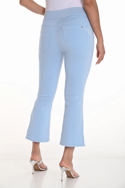 pantalon à enfiler, en jeans, taille haute, par Frank Lyman #251594