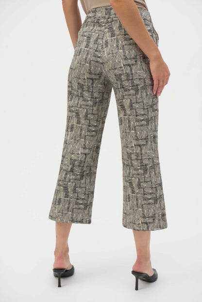 Geometric Print Culottes in Millennium - Joseph Ribkoff #252123