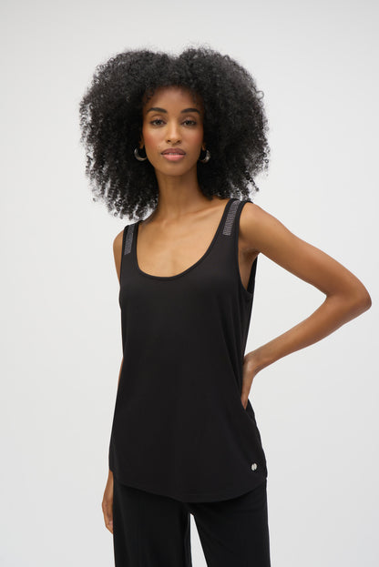 Joseph Ribkoff Sleeveless Jersey Straight Top #252132