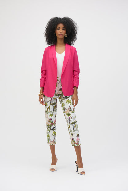 Pantalon court à imprimé expressif en Millennium - Joseph Ribkoff #252232