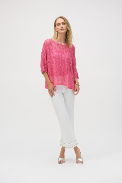 Two-piece open-knit chenille set - Joseph Ribkoff #252902