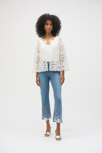 Veste en tricot au crochet, par Joseph Ribkoff #252905