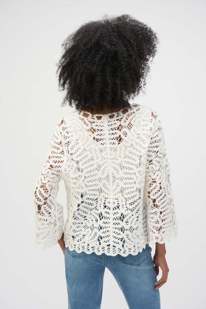 Veste en tricot au crochet, par Joseph Ribkoff #252905