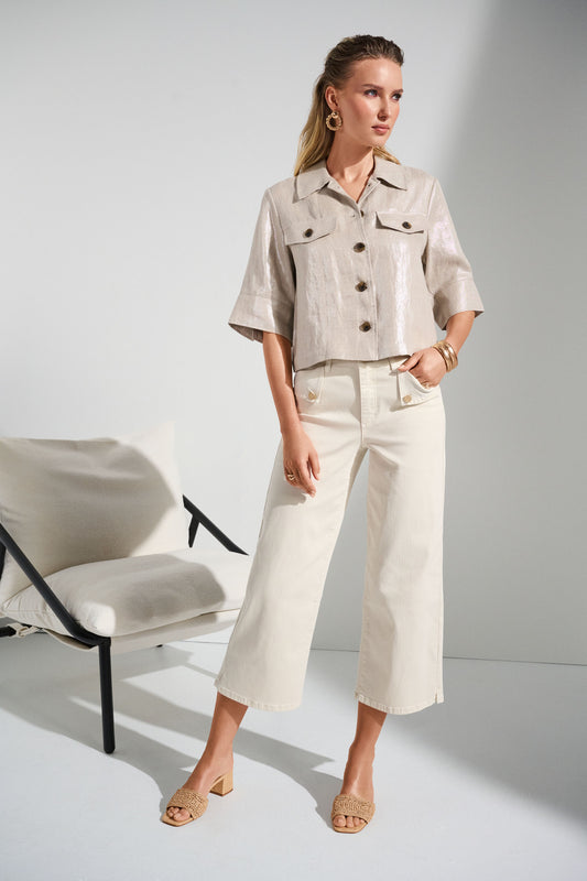 Stretch denim culottes - Joseph Ribkoff #252914