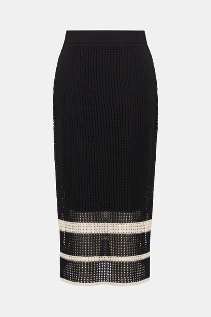 Open-knit striped skirt - Joseph Ribkoff #252923