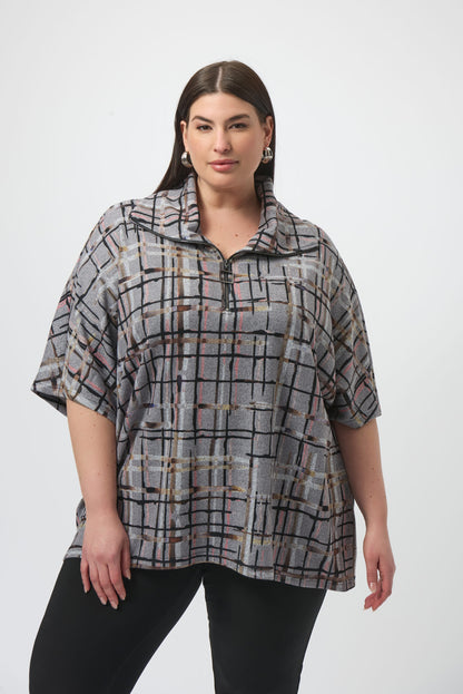 Harmonie Carrelée - Le Haut Boxy Joseph Ribkoff #253058