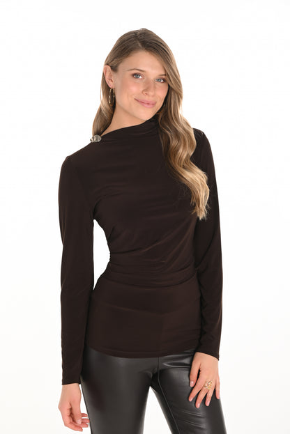 Sublime Mocha Charm – The Frank Lyman Top #253060
