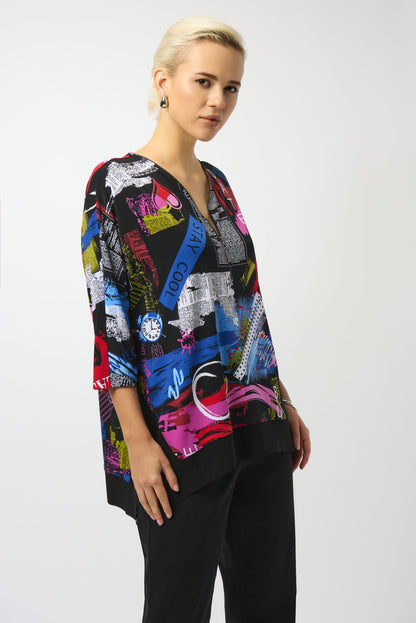 Modernity Reinvented - The Joseph Ribkoff Tunic Top #253113
