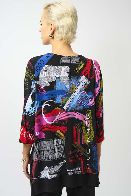 Modernity Reinvented - The Joseph Ribkoff Tunic Top #253113