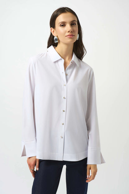 Blancheur Pure et Éclat Doré : La Blouse Joseph Ribkoff  #253923