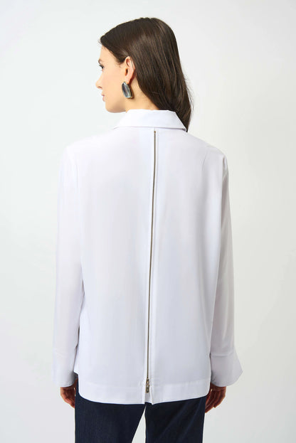 Blancheur Pure et Éclat Doré : La Blouse Joseph Ribkoff  #253923
