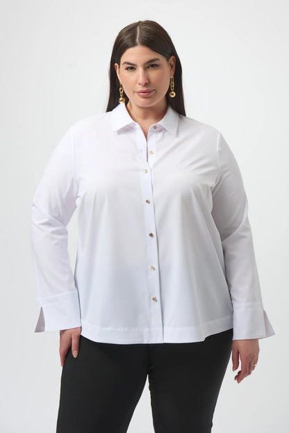 Blancheur Pure et Éclat Doré : La Blouse Joseph Ribkoff  #253923