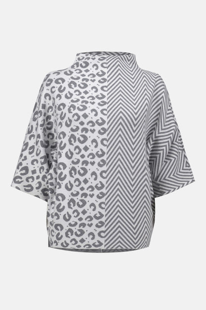 Félin et Chevrons L’Audace Bohème - Le Tricot Joseph Ribkoff #253981