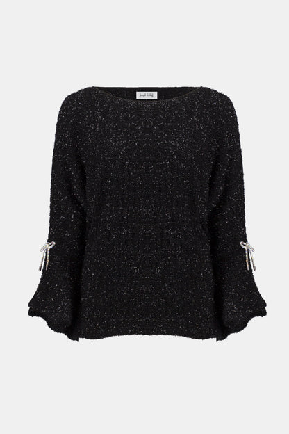 Romantic Metallic Shine - The Boxy Top by Joseph Ribkoff #254098