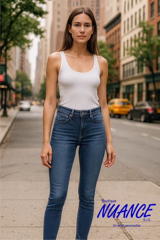 L’Indispensable Bleu – Le Jeans Frank Lyman Élégant #254923