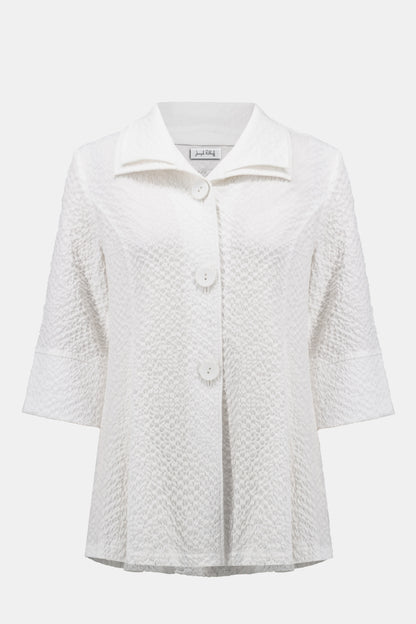 Élégance Évasée Gaufrée – Le Blouson Joseph Ribkoff #261128