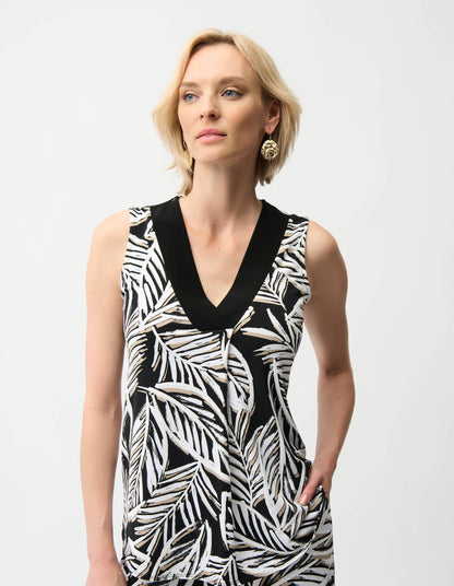 Haut Sans Manches à Imprimé Tropical – Joseph Ribkoff #261151